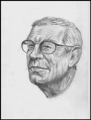 Drawing titled "portret 29" by Victor Covaliov, Original Artwork