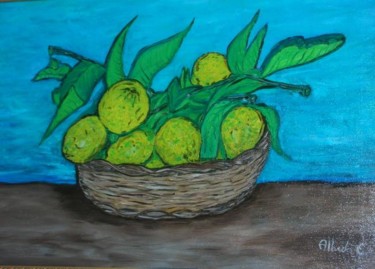 Pittura intitolato "lumii di sicilia" da Alberto C., Opera d'arte originale