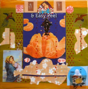 Painting titled "Easy Peel" by Angelo Di Pietrantonio, Original Artwork