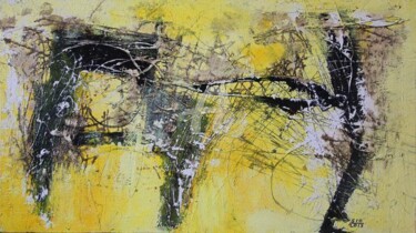 Painting titled "A Political Slant I" by Sio Montera, Original Artwork, Oil