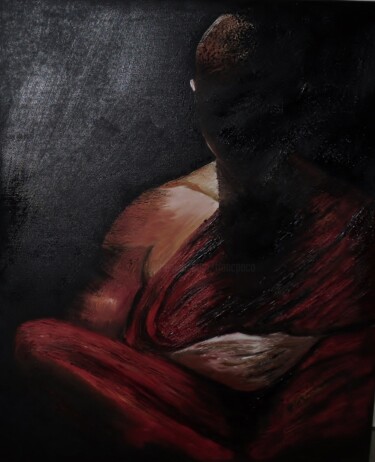Peinture intitulée "sérénité" par Francisco Mendes, Œuvre d'art originale, Huile