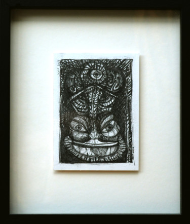 Dessin intitulée "Biface" par Jeff, Œuvre d'art originale