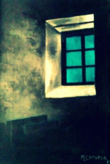 Painting titled "Mosteiro" by Marcelo Camargo, Original Artwork
