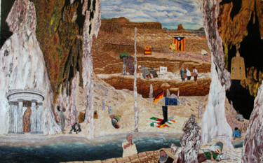 Pintura titulada "OS ACUSO" por Moncholc, Obra de arte original, Oleo