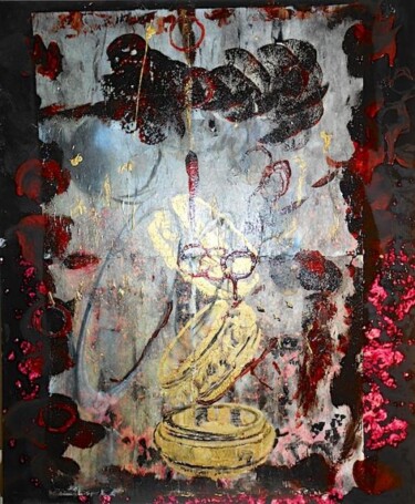 Peinture intitulée "Anneaux du bonheur" par Emma Laroche, Œuvre d'art originale, Huile