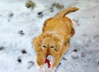 Painting titled "fidji" by Soisic, Original Artwork, Oil
