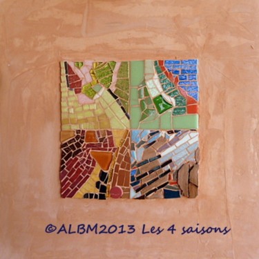 Artisanat intitulée "les 4 saisons" par Ervalena, Œuvre d'art originale