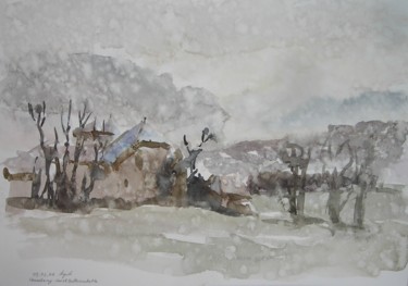 Peinture intitulée "50. Savoie" par Alexandra Afanassieva, Œuvre d'art originale