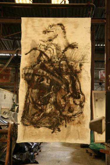Installation intitulée "2x3 m.JPG" par Comar, Œuvre d'art originale