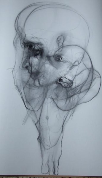 Dessin intitulée "2012 sans titre.JPG" par Comar, Œuvre d'art originale