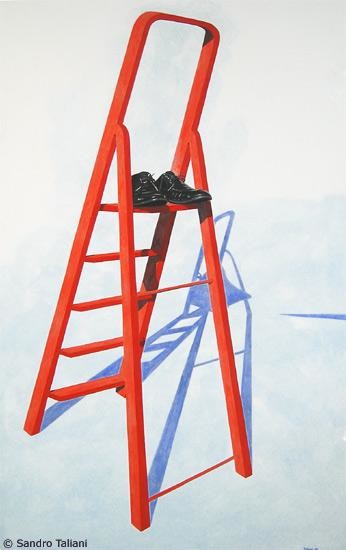 Pittura intitolato "Morte di un ateo -…" da Sandro Taliani, Opera d'arte originale