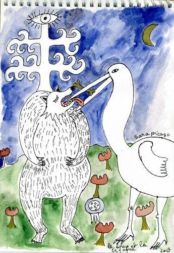 Dessin intitulée "dessin Sara Picazo…" par Sara Picazo, Œuvre d'art originale