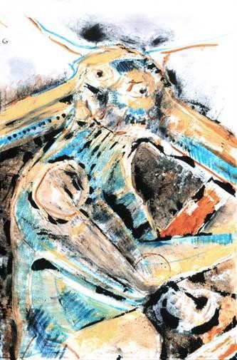 Painting titled "CastorPollux" by Kenneth Treacy, Original Artwork