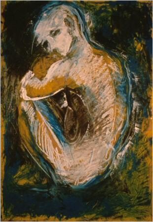 Painting titled "Uno" by Kenneth Treacy, Original Artwork