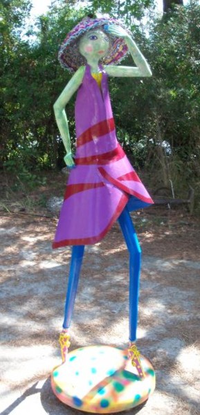 Sculpture intitulée "Angeles" par Patrick Dupont, Œuvre d'art originale