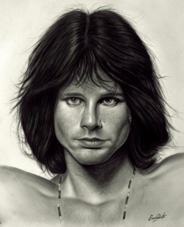 "jim morrison" başlıklı Resim Ercan Sebat tarafından, Orijinal sanat