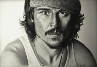 "johnny depp" başlıklı Resim Ercan Sebat tarafından, Orijinal sanat, Diğer