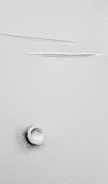 Dessin intitulée "jour 48 - 14.12.2012" par Pascale Aurignac, Œuvre d'art originale, Graphite