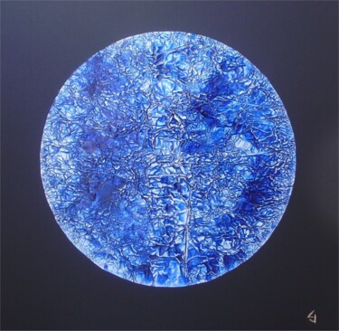 Peinture intitulée "Planète bleue" par Claude Goasguen, Œuvre d'art originale, Aquarelle