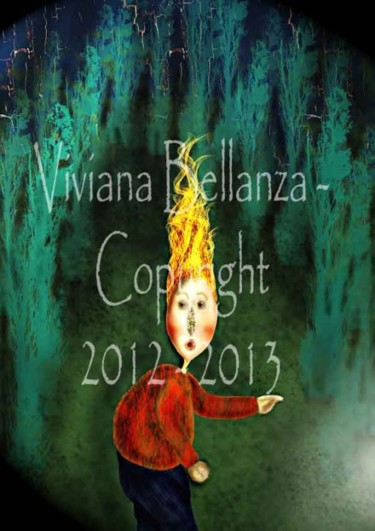 제목이 "paura"인 그림 Viviana Bellanza로, 원작