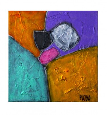 Peinture intitulée "Lune de miel 4 -  E…" par Jacqueline Pizano, Œuvre d'art originale, Acrylique Monté sur Châssis en bois