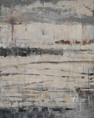 Painting titled "cheminement" by Sophie Dumont, Original Artwork, Oil