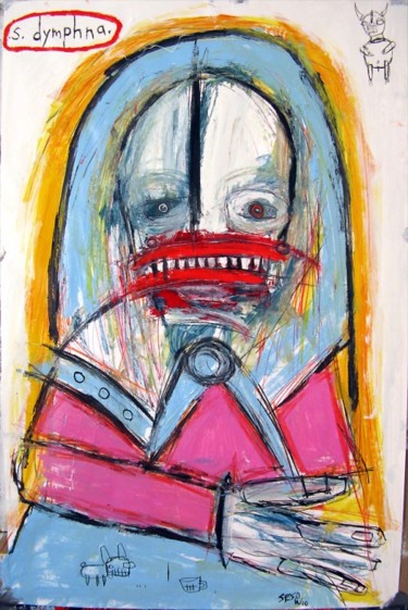Peinture intitulée "Sdymphna" par Matt Sesow, Œuvre d'art originale, Huile