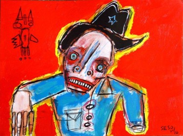 Peinture intitulée "Mimic" par Matt Sesow, Œuvre d'art originale, Acrylique