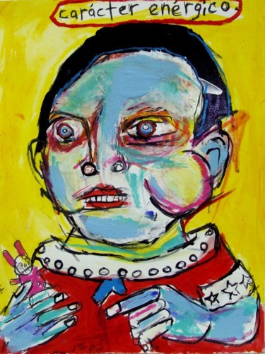 Peinture intitulée "Kitty" par Matt Sesow, Œuvre d'art originale, Huile