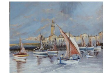 Peinture intitulée "GRAU DU ROI 13" par Manuel Martin, Œuvre d'art originale