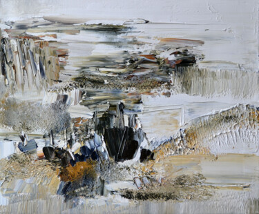 Peinture intitulée "Hoëdic 2013" par Muriel Cayet, Œuvre d'art originale, Huile