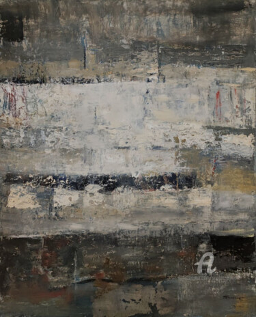 Painting titled "fracture" by Sophie Dumont, Original Artwork, Oil