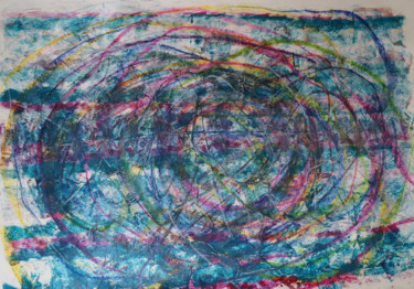 绘画 标题为“Magnetic Waves Two” 由Dmitri Matkovsky, 原创艺术品, 油