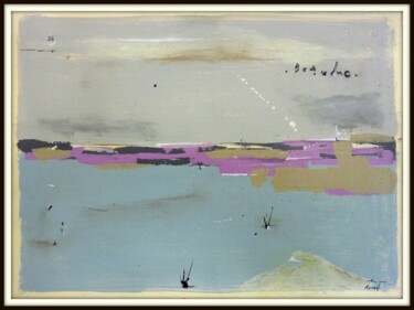 Peinture intitulée "Beauduc III" par Philippe Roussel, Œuvre d'art originale, Huile