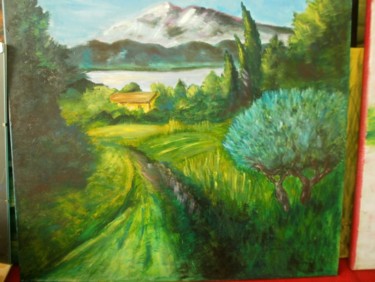 Peinture intitulée "LES HAUTES ALPES" par Michele Diamant-Wawer, Œuvre d'art originale, Huile