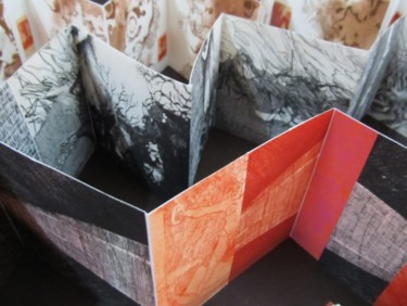 Printmaking titled "Livret 2" by Anne Poupard, Original Artwork