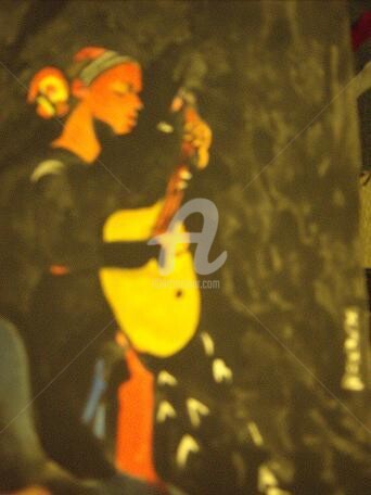 Pintura intitulada "Vintage I  ( O Fado…" por Damenós, Obras de arte originais
