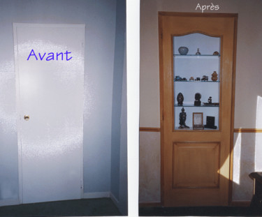 Photographie intitulée "La porte Avant Après" par Mabdeco, Œuvre d'art originale