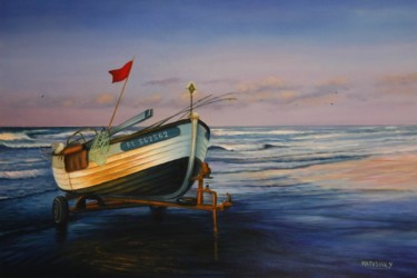 Peinture intitulée "LE FLOBART" par Yvette Matysiak, Œuvre d'art originale, Huile