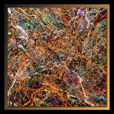 「Abstraction P410」というタイトルの絵画 Tehosによって, オリジナルのアートワーク