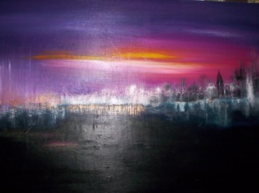 Peinture intitulée "ombre et lumiere" par Jocelyne Iché, Œuvre d'art originale, Acrylique