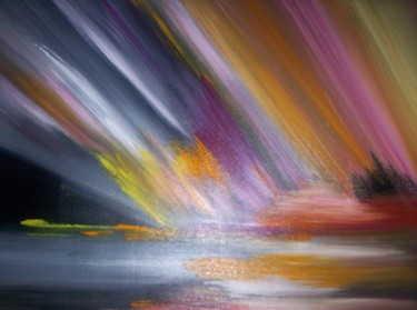 Peinture intitulée "lumière" par Jocelyne Iché, Œuvre d'art originale