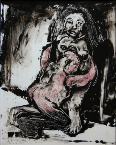 Artisanat intitulée "L'aveu." par Frhégo, Œuvre d'art originale