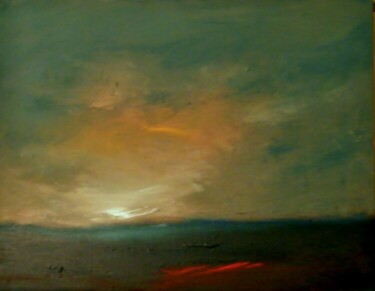 Painting titled "Horizon Series II" by Lee Davis, Original Artwork, Oil