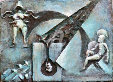 Sculpture titled "aces" by Nikola Radonjic Johnny, Original Artwork, Plastic