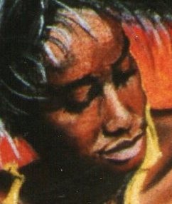 Peinture intitulée "détail "Couleurs"" par Toine, Œuvre d'art originale, Huile
