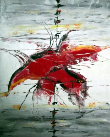 Peinture intitulée "Fantasmagorie" par Eliette Gaurin, Œuvre d'art originale, Huile