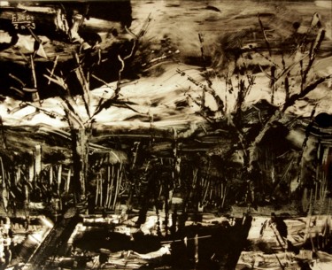 Artisanat intitulée "Paysage -hiver." par Frhégo, Œuvre d'art originale