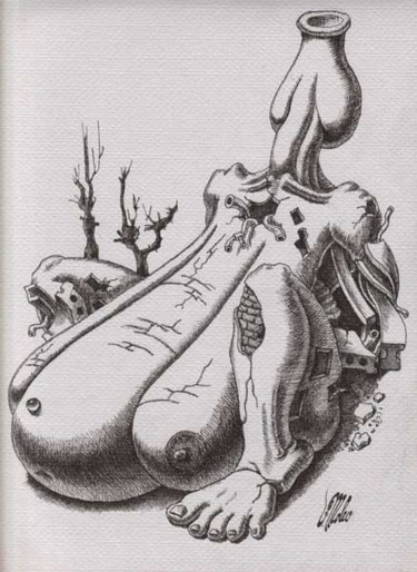 "Siren of the Air-ra…" başlıklı Resim Victor Molev tarafından, Orijinal sanat, Diğer