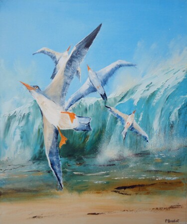 Peinture intitulée "Libertad" par Pascal Baudot, Œuvre d'art originale, Huile Monté sur Châssis en bois